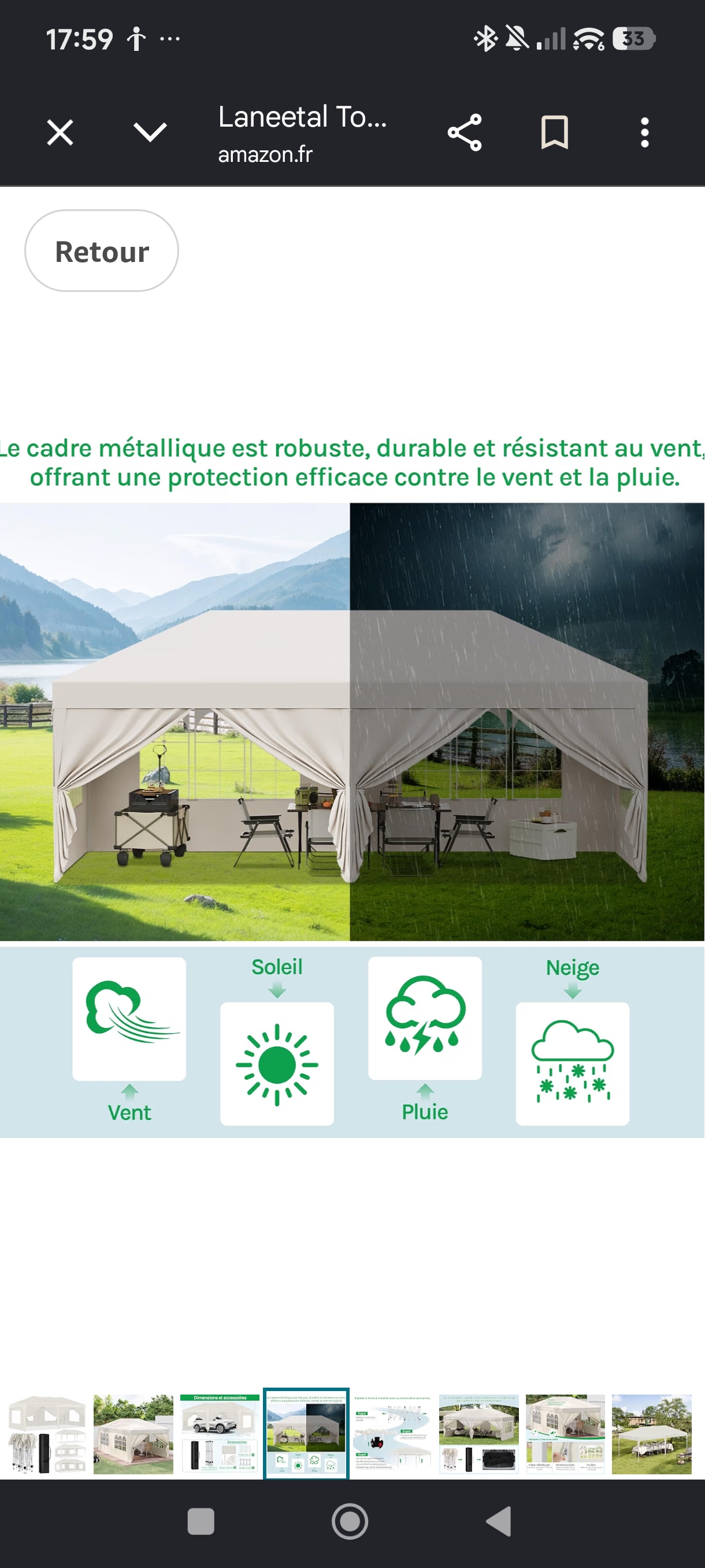 Rental Tente reception between individuals (85)