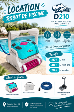 Location robot piscine