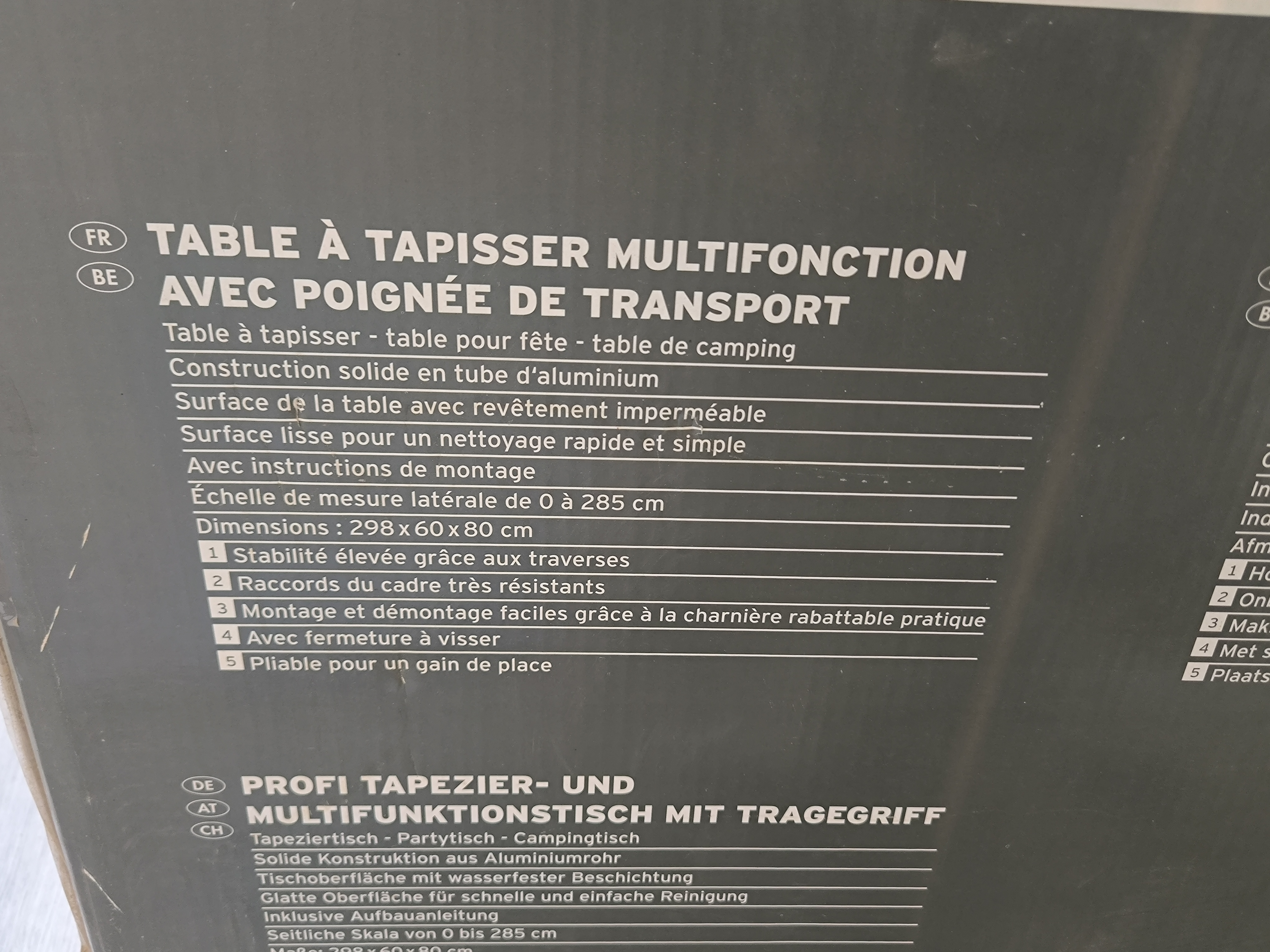 Location table a tapisser entre particuliers (91)