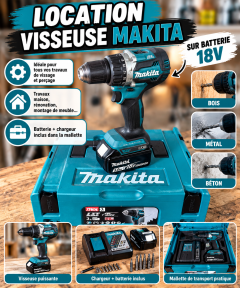 Location visseuse