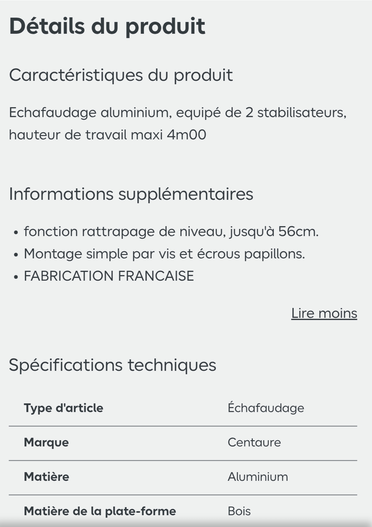 Location echafaudage entre particuliers (28)