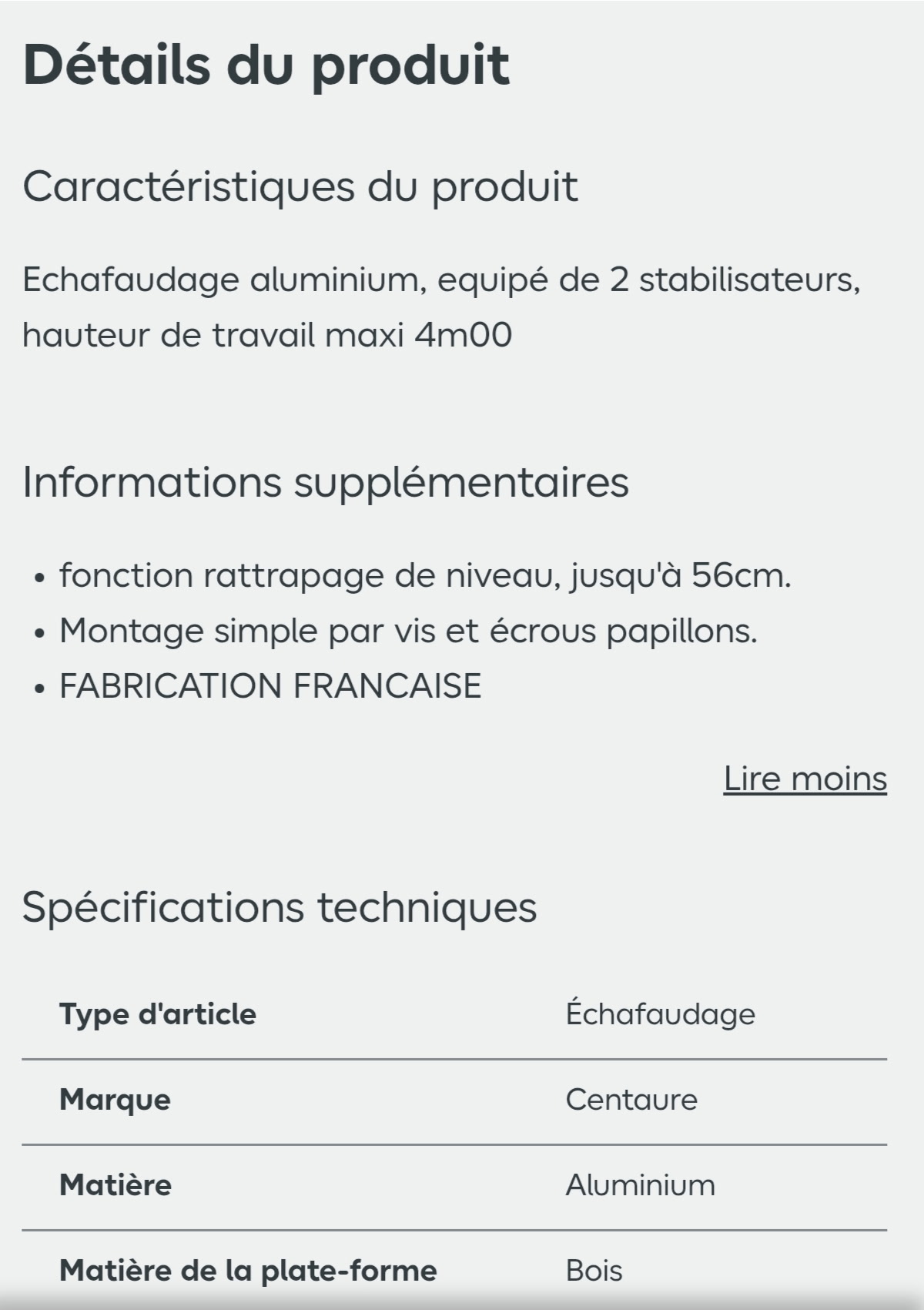 Location echafaudage entre particuliers (28)