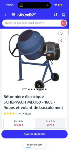 Location betonniere