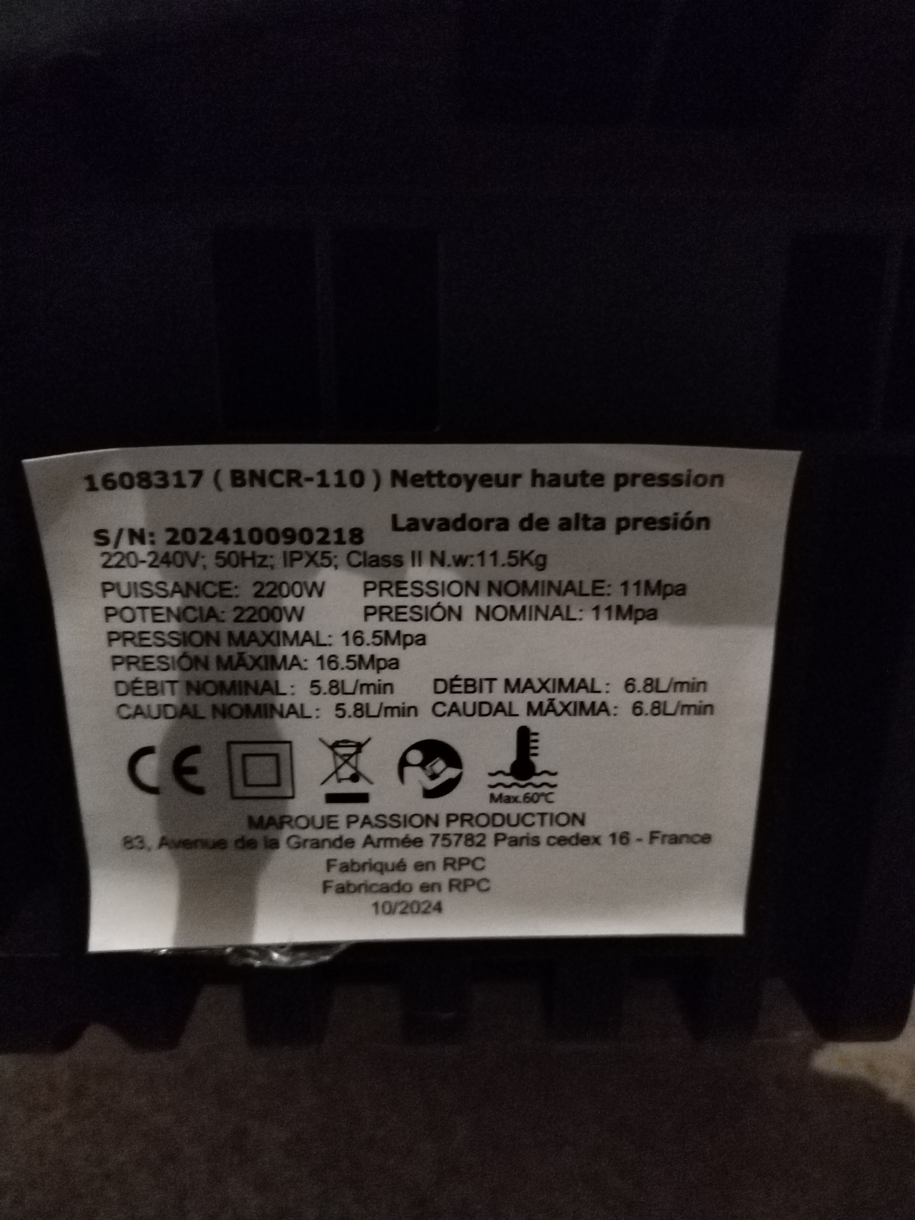 Location nettoyeur haute pression entre particuliers (77)