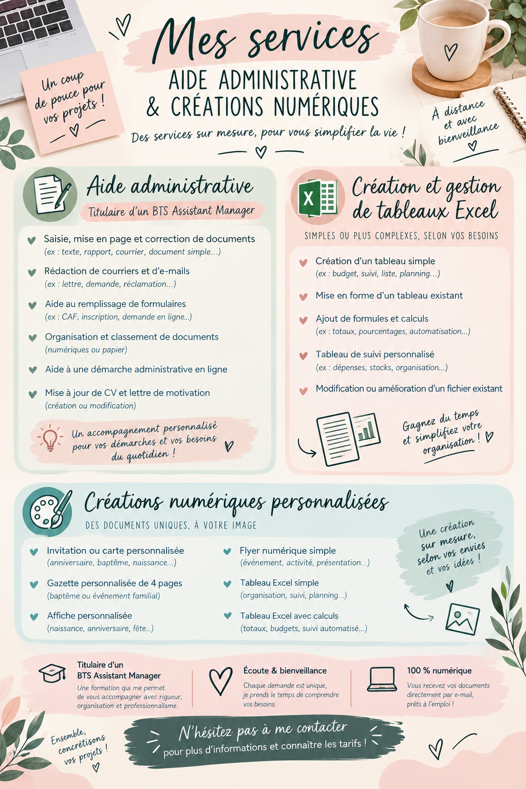 Service secretariat entre particuliers (60)