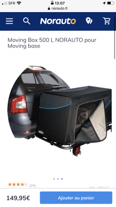 Location : coffre de toit Location : coffre de toit