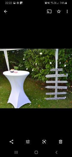 Location table de reception entre particuliers