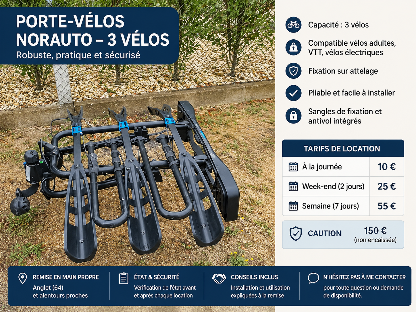 Location porte velo