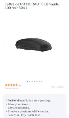 Location : coffre de toit Location : coffre de toit