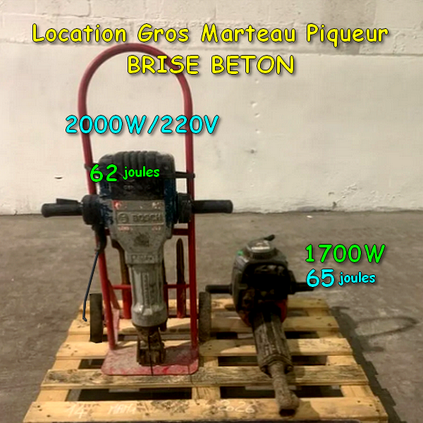 Location marteau piqueur 32 entre particuliers