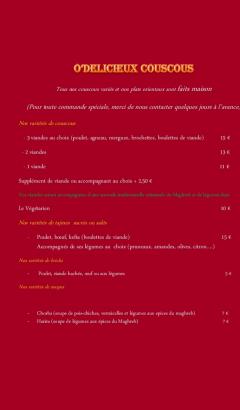 Service : plat seul Service : plat seul