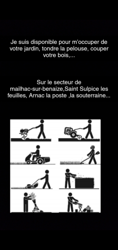 Service : tonte de pelouse Service : tonte de pelouse