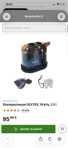 Location shampouineuse