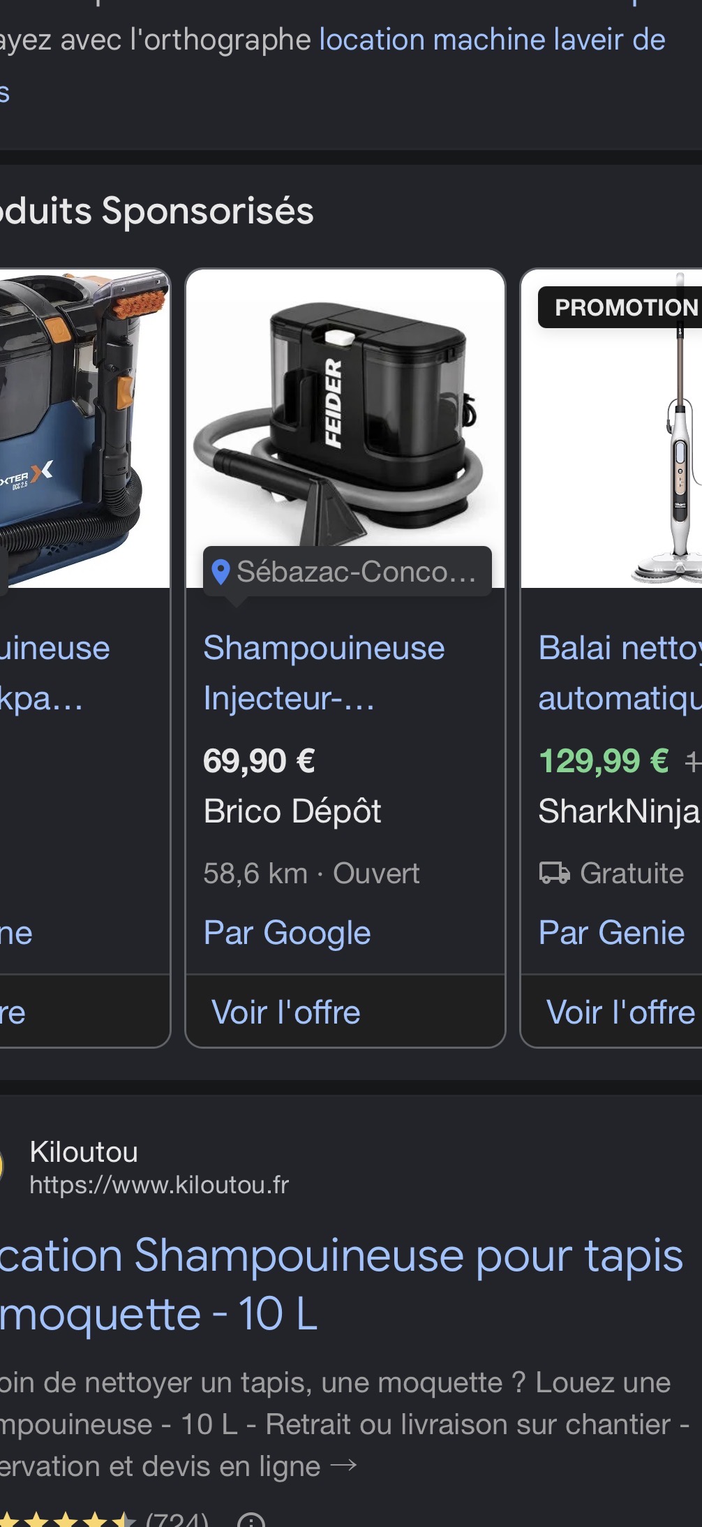 Rental Shampouineuse between individuals (15)