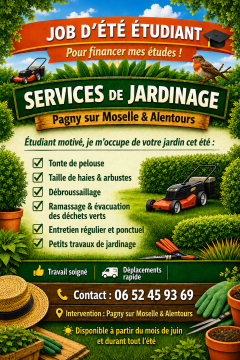 Service : entretien jardin