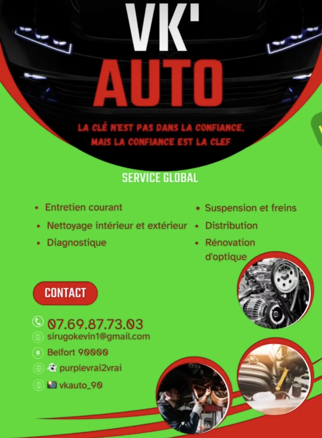 Service mecanique auto 30 entre particuliers