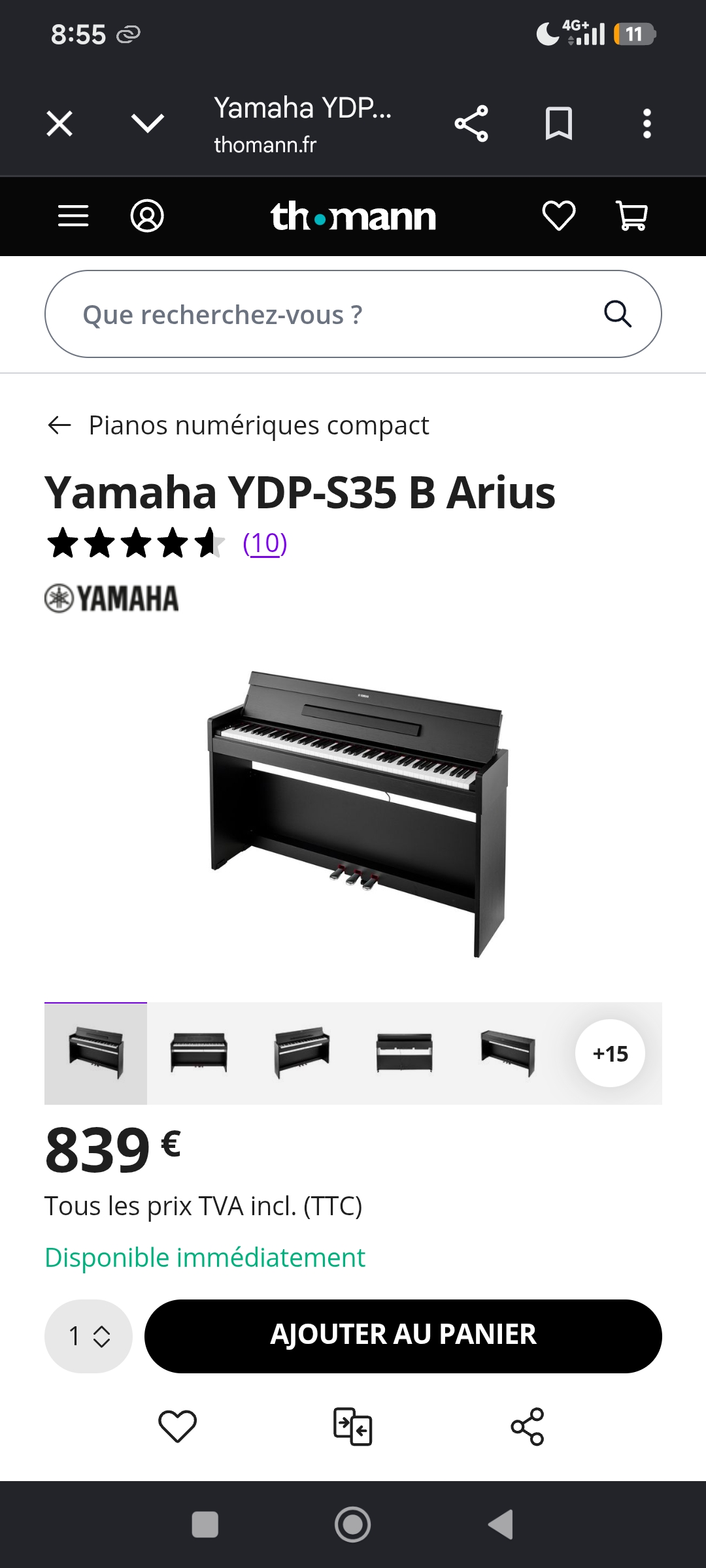 Location piano entre particuliers (75)