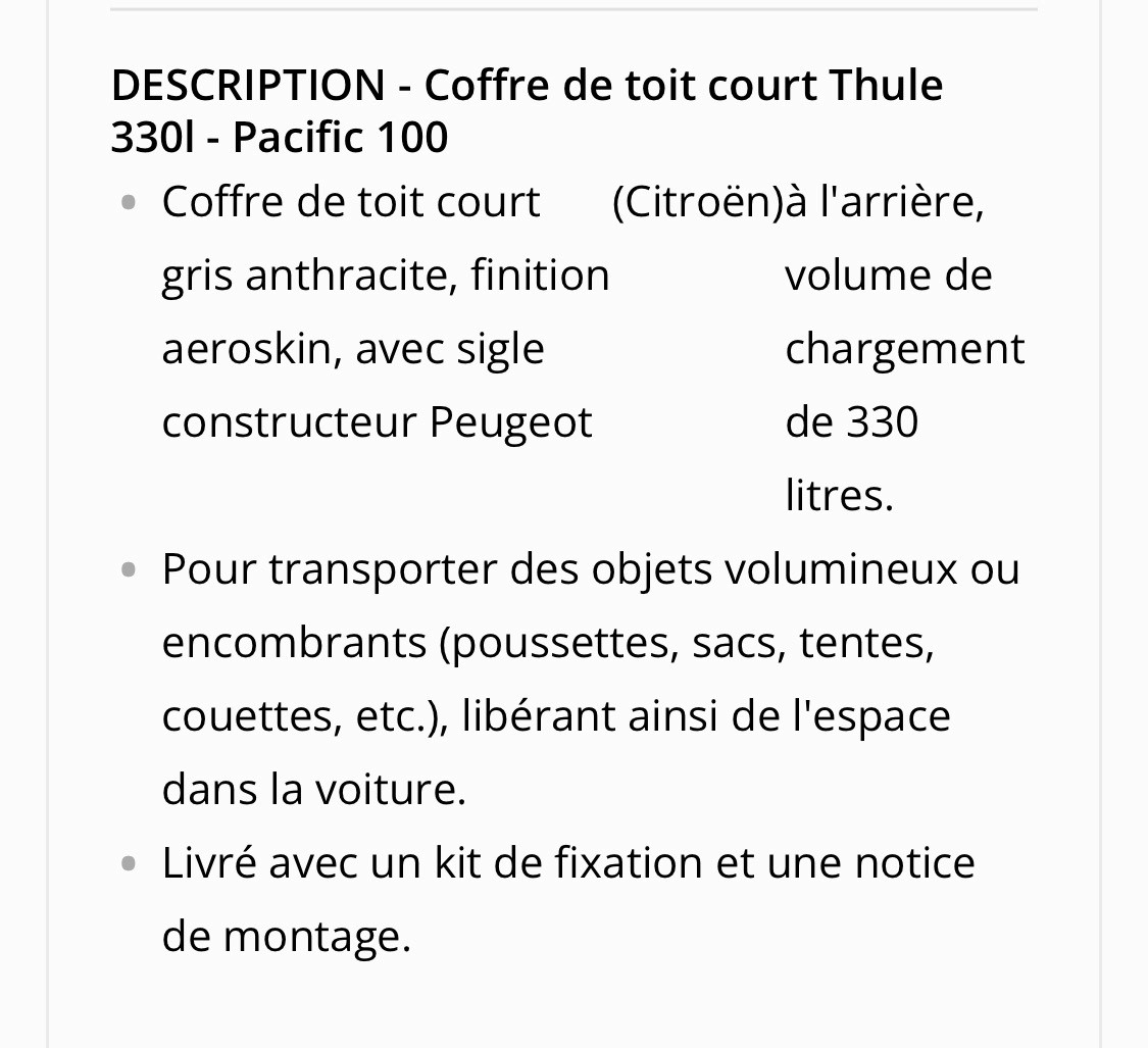 Location coffre de toit 73 entre particuliers