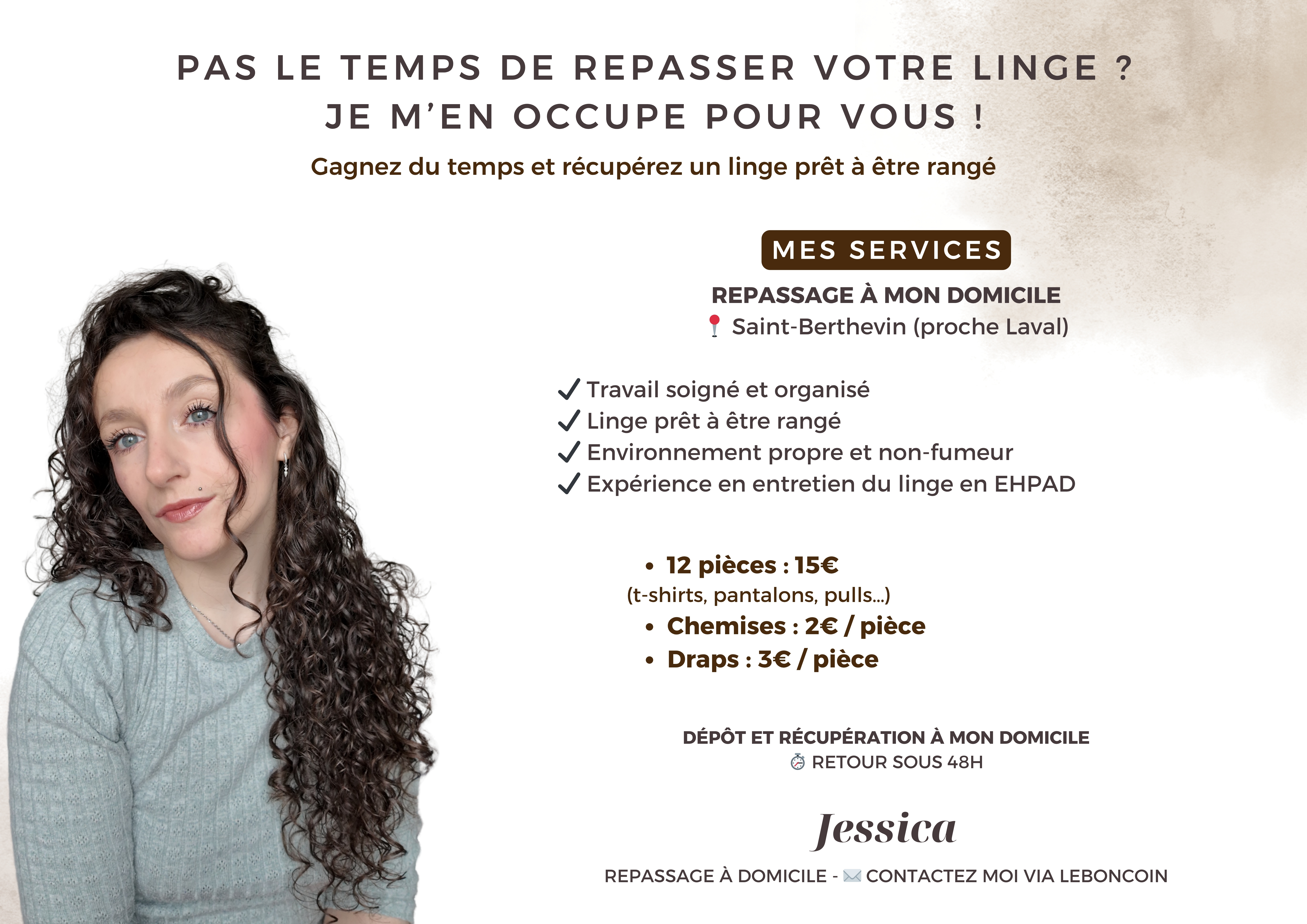 Service repassage 53 entre particuliers