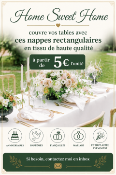 Location table de reception