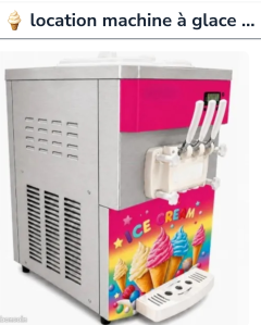 Location machine a glace