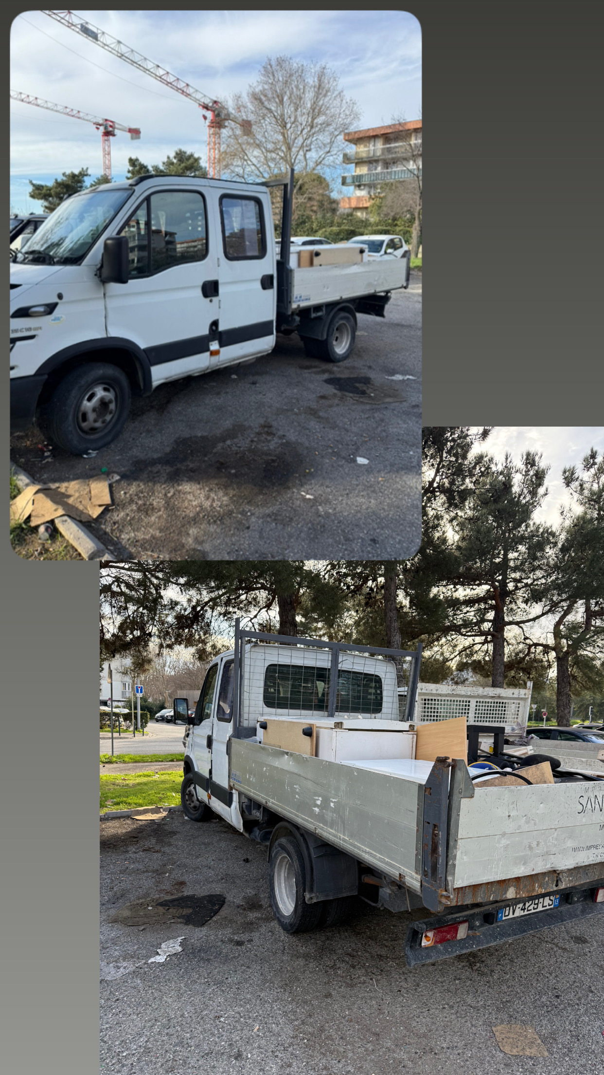 Service avec camion 13 entre particuliers