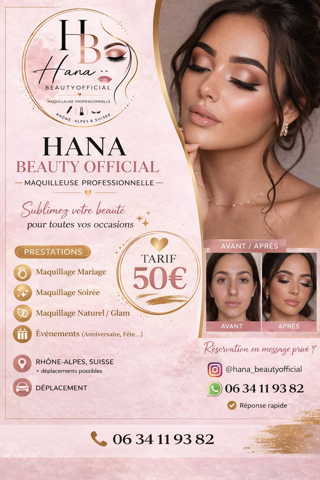 Service maquillage 69 entre particuliers