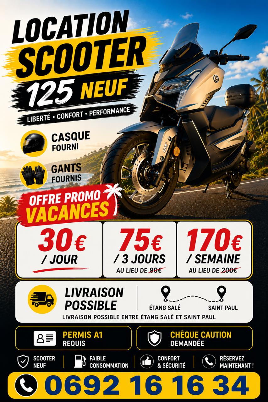 Location scooter 97 entre particuliers